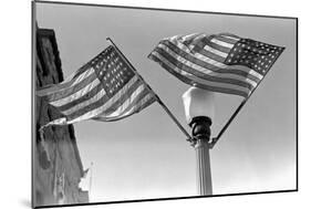 Flags on Lightpost-Russell Lee-Mounted Photographic Print