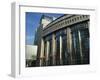 Flags Outside the European Commission and Parliament Buildings in Brussels, Belgium, Europe-David Hughes-Framed Photographic Print