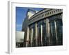 Flags Outside the European Commission and Parliament Buildings in Brussels, Belgium, Europe-David Hughes-Framed Photographic Print