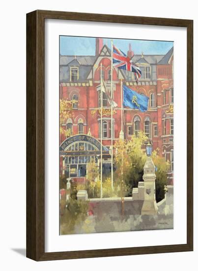 Flags Outside the Prince of Wales, Southport, 1991-Peter Miller-Framed Giclee Print