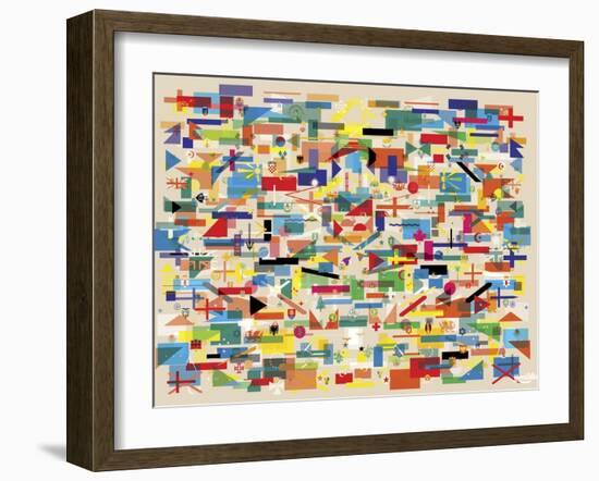 Flags-Yoni Alter-Framed Giclee Print