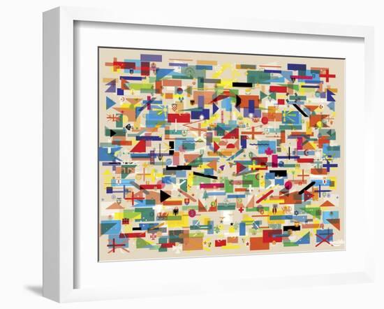 Flags-Yoni Alter-Framed Giclee Print