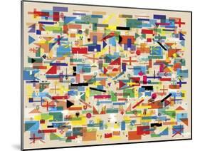 Flags-Yoni Alter-Mounted Giclee Print