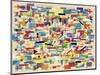 Flags-Yoni Alter-Mounted Giclee Print