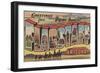 Flagstaff, Arizona - Large Letter Scenes-Lantern Press-Framed Art Print