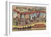 Flagstaff, Arizona - Large Letter Scenes-Lantern Press-Framed Art Print