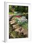 Flagstone Path with Spring Flowers-Colette2-Framed Photographic Print