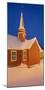 Flakstad Church, Flakstadoya (Island), Lofoten, 'Nordland' (County), Norway-Rainer Mirau-Mounted Photographic Print