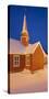 Flakstad Church, Flakstadoya (Island), Lofoten, 'Nordland' (County), Norway-Rainer Mirau-Stretched Canvas