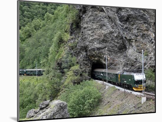 Flam Railway, Flam, Sogn Og Fjordane, Norway, Scandinavia, Europe-Hans Peter Merten-Mounted Photographic Print