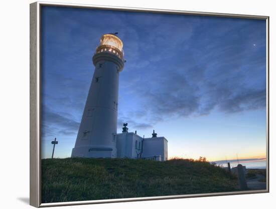 Flamborough Lighthouse, Flamborough, East Yorkshire, Yorkshire, England, United Kingdom, Europe-Wogan David-Framed Photographic Print