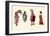 Flamboyant Medieval Costumes-H. Shaw-Framed Art Print