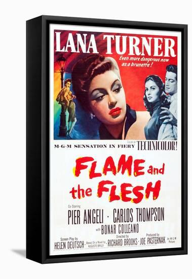 Flame and the Flesh-null-Framed Stretched Canvas