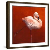 Flame Bird Flamingo-Jeremy Paul-Framed Giclee Print