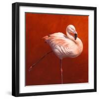 Flame Bird Flamingo-Jeremy Paul-Framed Giclee Print