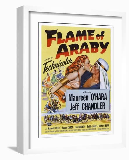 Flame of Araby-null-Framed Art Print