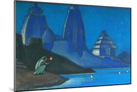 Flame of Happiness (Lights on the Gange), 1947-Nicholas Roerich-Mounted Giclee Print