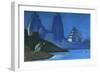 Flame of Happiness (Lights on the Gange), 1947-Nicholas Roerich-Framed Giclee Print