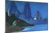 Flame of Happiness (Lights on the Gange), 1947-Nicholas Roerich-Mounted Giclee Print