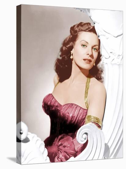Flame of The Araby, Maureen O'Hara, 1951-null-Stretched Canvas