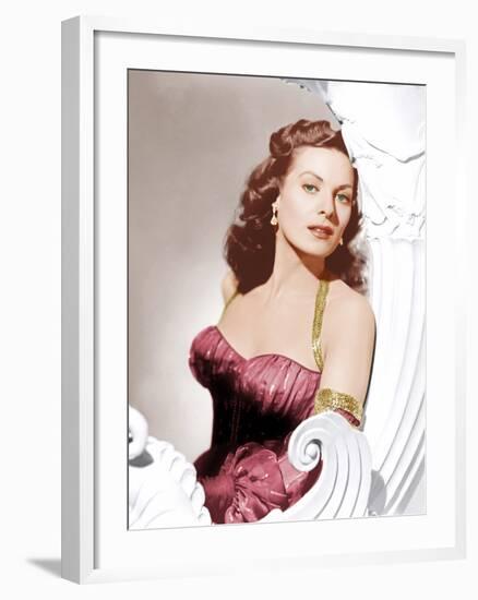 Flame of The Araby, Maureen O'Hara, 1951-null-Framed Photo