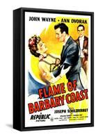 Flame of The Barbary Coast, Ann Dvorak, John Wayne, Joseph Schildkraut, 1945-null-Framed Stretched Canvas