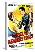 Flame of The Barbary Coast, Ann Dvorak, John Wayne, Joseph Schildkraut, 1945-null-Stretched Canvas