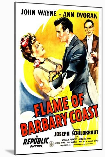 Flame of The Barbary Coast, Ann Dvorak, John Wayne, Joseph Schildkraut, 1945-null-Mounted Art Print