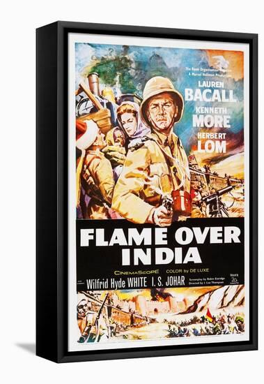 Flame over India-null-Framed Stretched Canvas