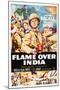 Flame over India-null-Mounted Art Print