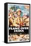 Flame over India-null-Framed Stretched Canvas