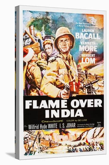 Flame over India-null-Stretched Canvas