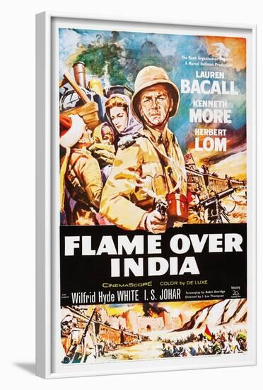 Flame over India-null-Framed Art Print