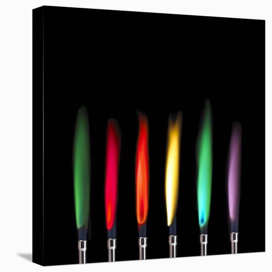 Flame Test Sequence-Science Photo Library-Stretched Canvas