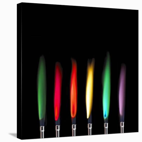 Flame Test Sequence-Science Photo Library-Stretched Canvas