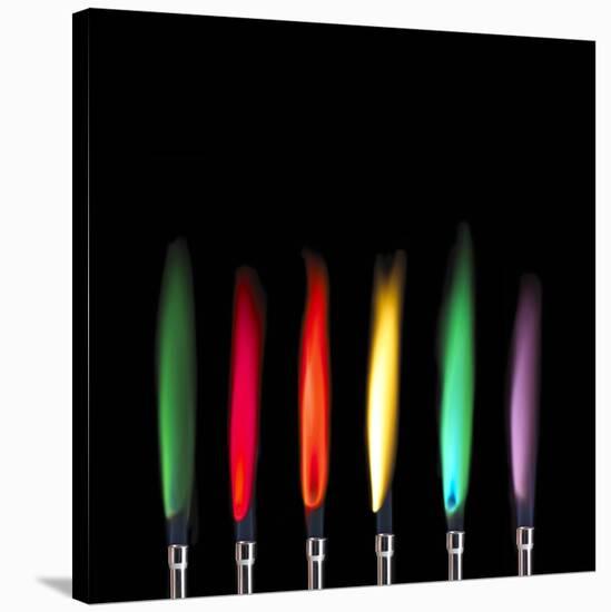 Flame Test Sequence-Science Photo Library-Stretched Canvas