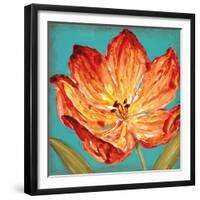 Flame Tulip II-Karen Leibrick-Framed Art Print