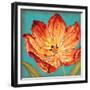 Flame Tulip II-Karen Leibrick-Framed Art Print