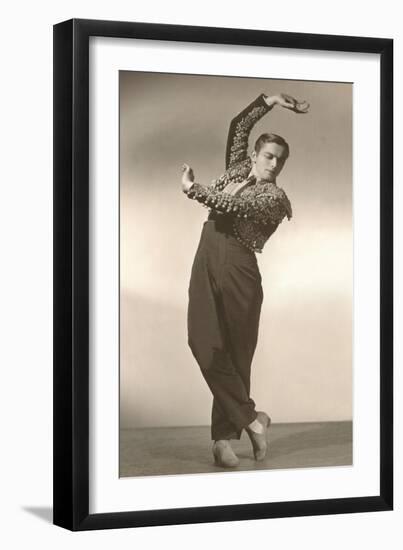 Flamecno Dancer-null-Framed Art Print