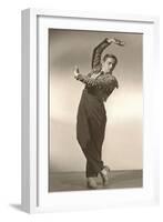 Flamecno Dancer-null-Framed Art Print