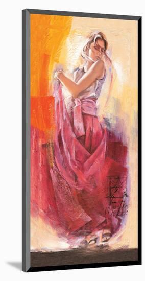 Flamenco Dance-Talantbek Chekirov-Mounted Premium Giclee Print