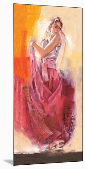 Flamenco Dance-Talantbek Chekirov-Mounted Premium Giclee Print