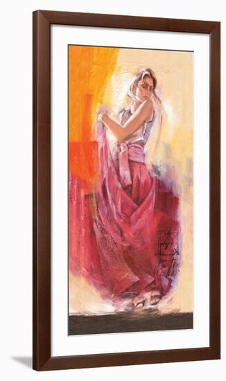 Flamenco Dance-Talantbek Chekirov-Framed Art Print