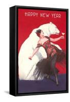 Flamenco Dancer, Polar Bear-null-Framed Stretched Canvas