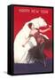 Flamenco Dancer, Polar Bear-null-Framed Stretched Canvas