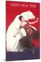 Flamenco Dancer, Polar Bear-null-Mounted Art Print