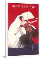 Flamenco Dancer, Polar Bear-null-Framed Art Print