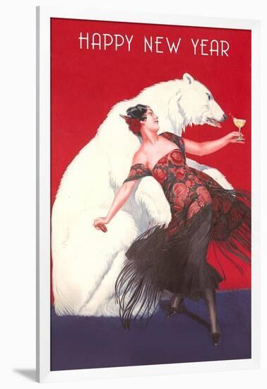 Flamenco Dancer, Polar Bear-null-Framed Art Print