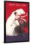 Flamenco Dancer, Polar Bear-null-Framed Art Print