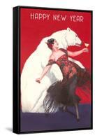 Flamenco Dancer, Polar Bear-null-Framed Stretched Canvas